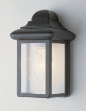  44835 RT - Vista 1-Light,Clear Glass Sides with Metal Pagoda Top, Pocket Wall Lantern